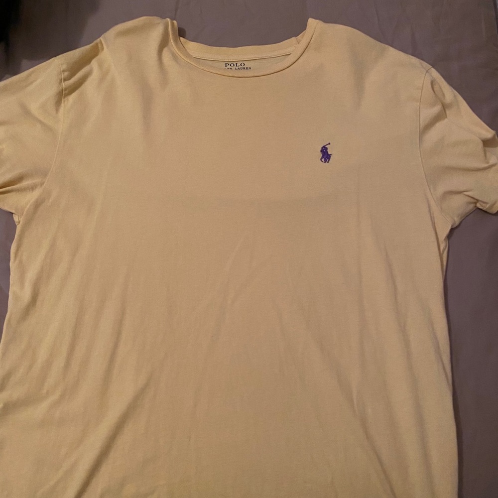 Yellow polo tee